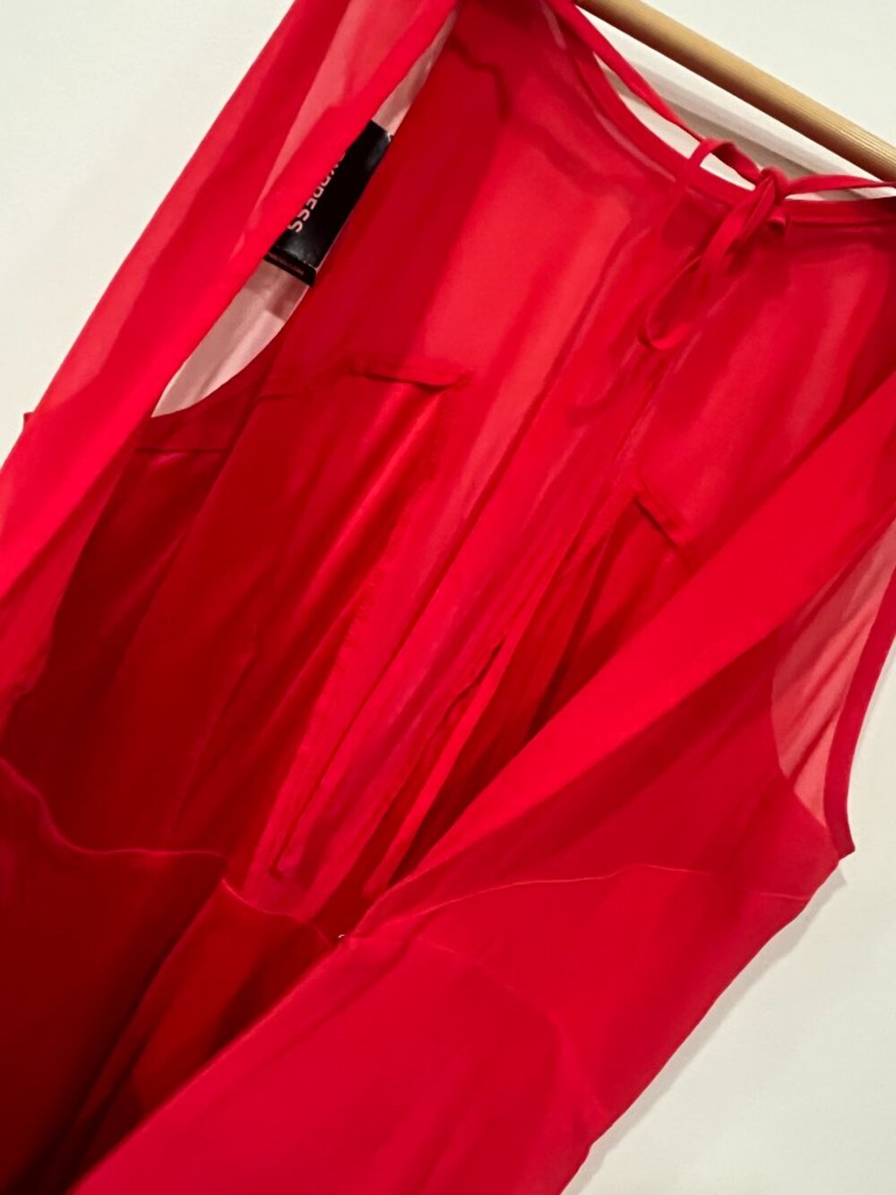Express High Neck Godet Evening Dress - Picture 8 of 12